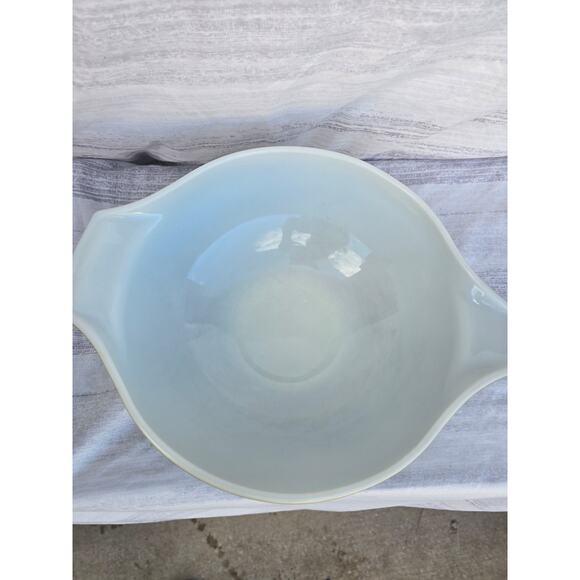 Vintage PYREX Green Floral “Spring Blossom” 2½ Qt Mixing Bowl Corning USA - Picture 5 of 5